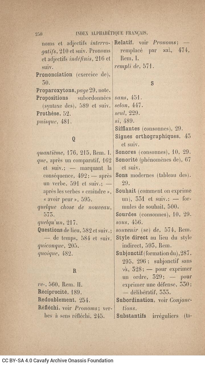 22 x 14 εκ. 2 σ. χ.α. + [XXXII] σ. + 262 σ. + 4 σ. χ.α., όπου στο φ. 1 κτητορική σφραγίδα 